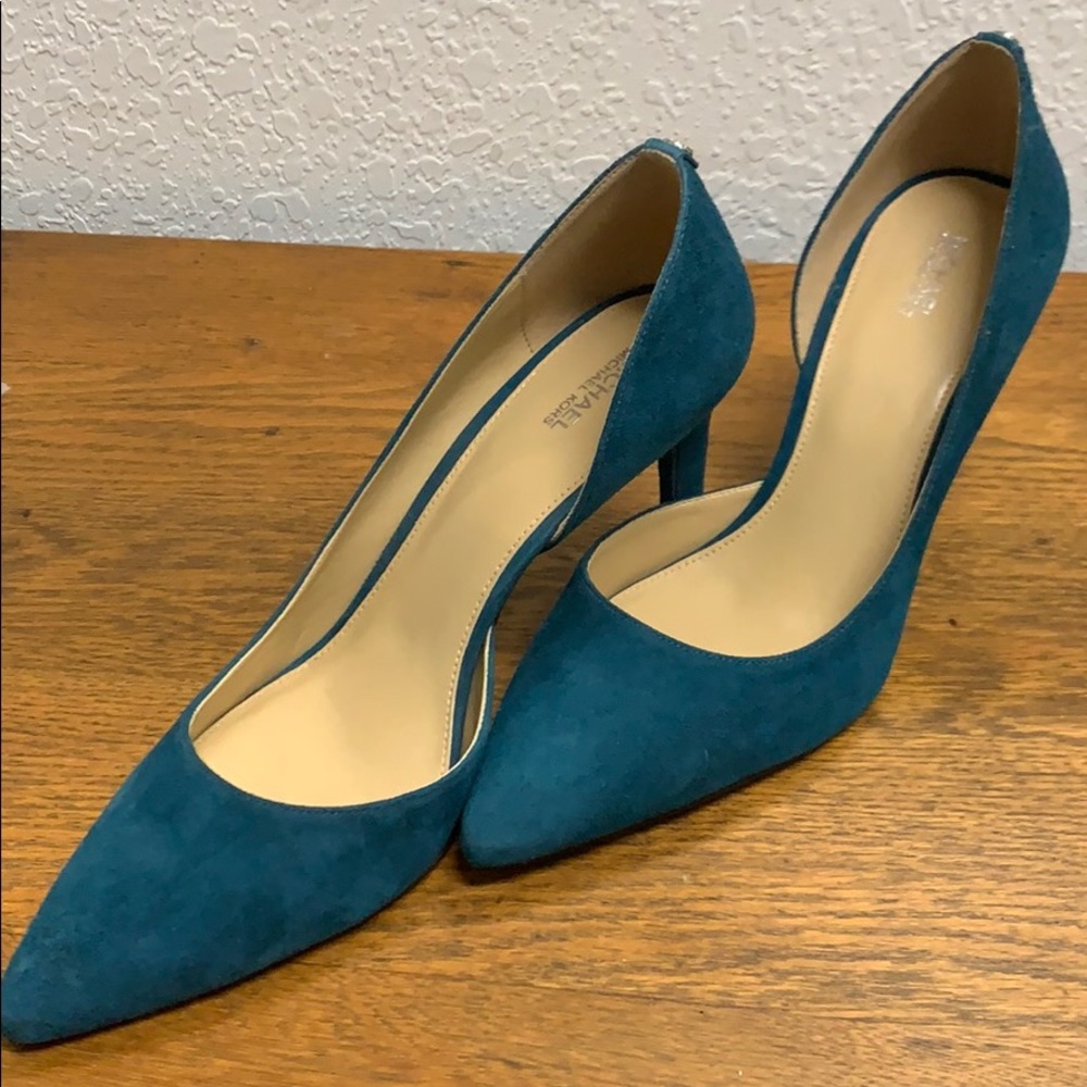 Michael Kors suede heels